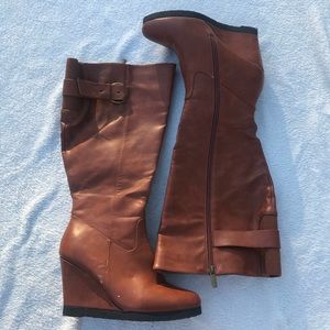 Ashley Stewart Wedged Boots